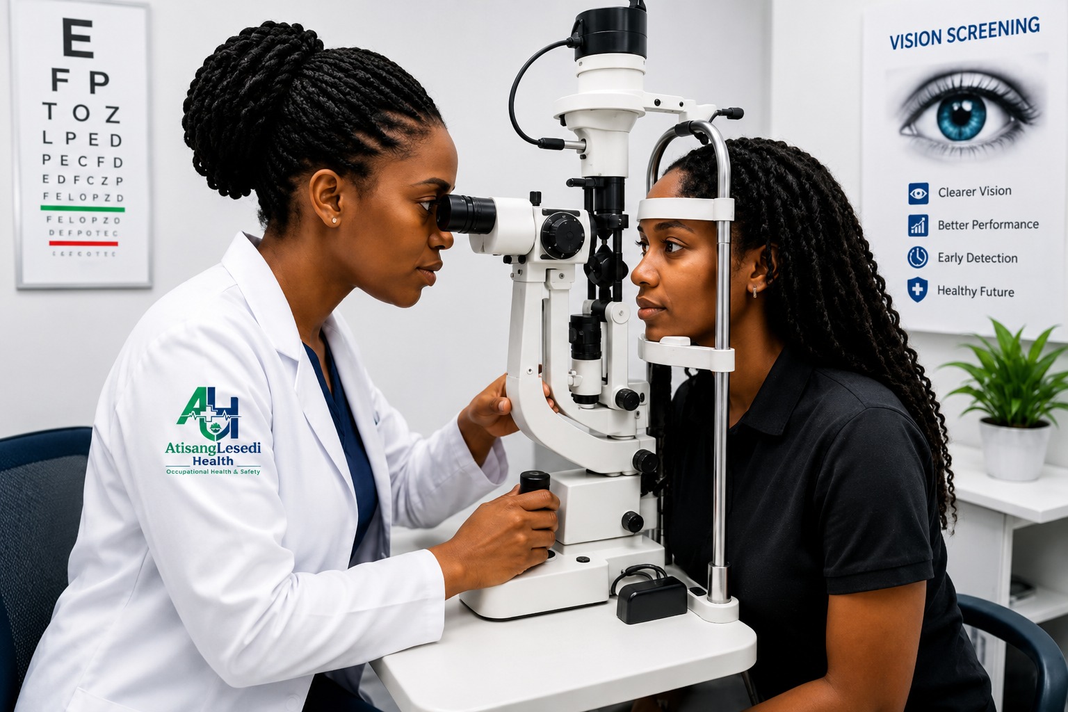 Clinical service support at Atisang Lesedi Health